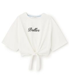 pom ponette junior / ポンポネット ジュニア Tシャツ | 前結びロゴTシャツ
