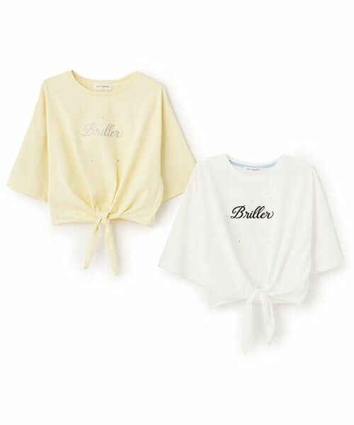 pom ponette junior / ポンポネット ジュニア Tシャツ | 前結びロゴTシャツ | 詳細9