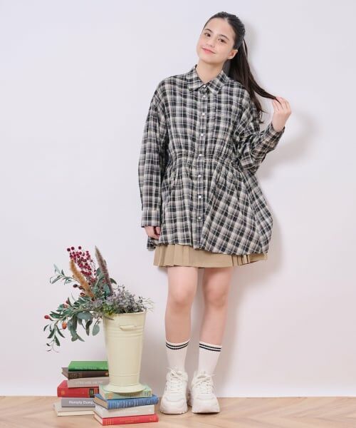 pom ponette junior / ポンポネット ジュニア ショート・ハーフ・半端丈パンツ | ボタンプリーツスカパン | 詳細17