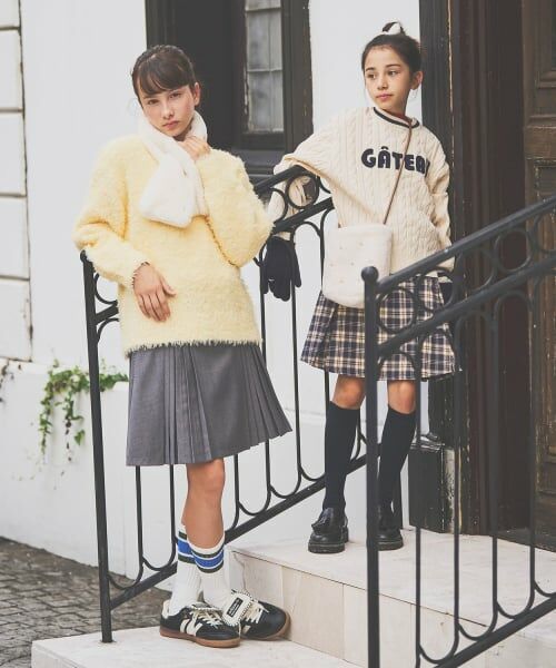 pom ponette junior / ポンポネット ジュニア ショート・ハーフ・半端丈パンツ | ボタンプリーツスカパン | 詳細25