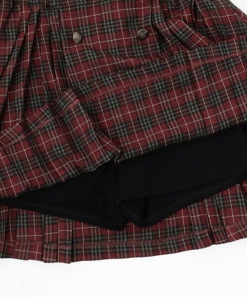 pom ponette junior / ポンポネット ジュニア ショート・ハーフ・半端丈パンツ | ボタンプリーツスカパン | 詳細6