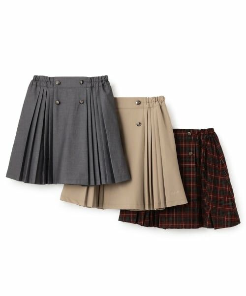 pom ponette junior / ポンポネット ジュニア ショート・ハーフ・半端丈パンツ | ボタンプリーツスカパン | 詳細8