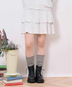 pom ponette junior / ポンポネット ジュニア ショート・ハーフ・半端丈パンツ | カットティアードスカパン