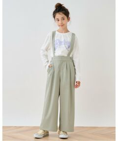 pom ponette junior / ポンポネット ジュニア その他パンツ | サスつきワイドパンツ