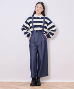 pom ponette junior / ポンポネット ジュニア その他パンツ | サスつきワイドパンツ