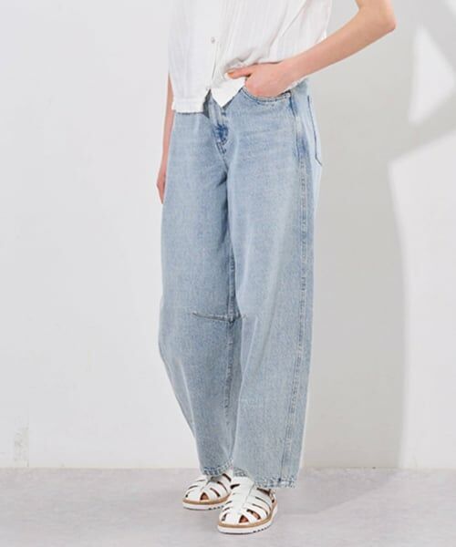 pom ponette junior / ポンポネット ジュニア その他パンツ | ベルトつきバレルシルエットパンツ | 詳細16