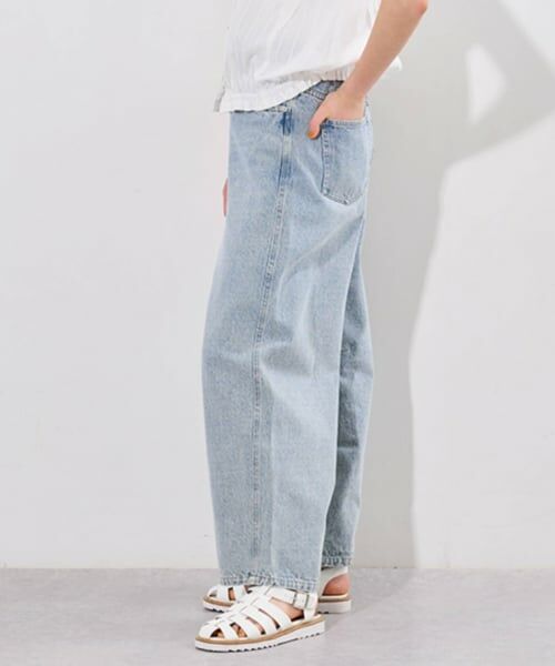 pom ponette junior / ポンポネット ジュニア その他パンツ | ベルトつきバレルシルエットパンツ | 詳細17