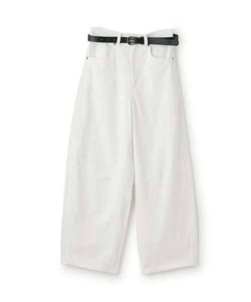 pom ponette junior / ポンポネット ジュニア その他パンツ | ベルトつきバレルシルエットパンツ | 詳細8