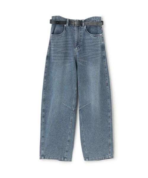 pom ponette junior / ポンポネット ジュニア その他パンツ | ベルトつきバレルシルエットパンツ | 詳細9