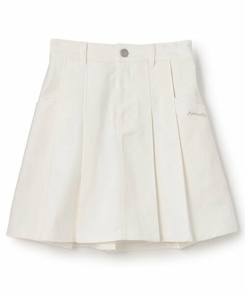 pom ponette junior / ポンポネット ジュニア ミニ・ひざ丈スカート | 【接触冷感】タックスカート×インパンセット | 詳細12
