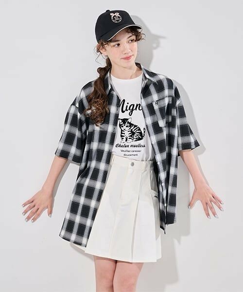 pom ponette junior / ポンポネット ジュニア ミニ・ひざ丈スカート | 【接触冷感】タックスカート×インパンセット | 詳細19