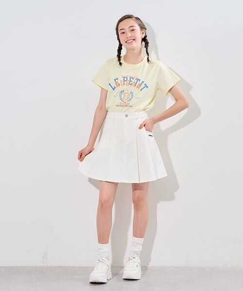 pom ponette junior / ポンポネット ジュニア ミニ・ひざ丈スカート | 【接触冷感】タックスカート×インパンセット | 詳細23