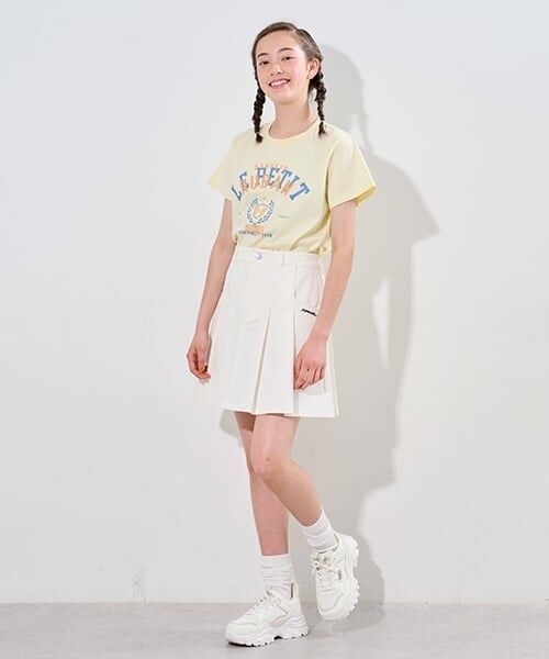 pom ponette junior / ポンポネット ジュニア ミニ・ひざ丈スカート | 【接触冷感】タックスカート×インパンセット | 詳細24