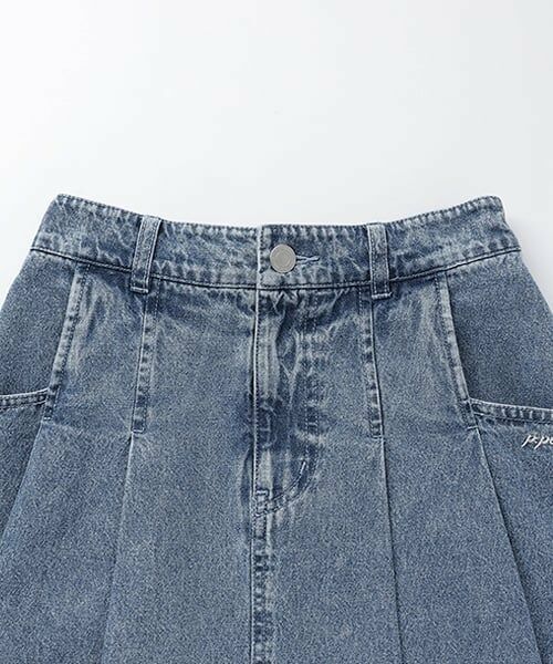 pom ponette junior / ポンポネット ジュニア ミニ・ひざ丈スカート | 【接触冷感】タックスカート×インパンセット | 詳細3