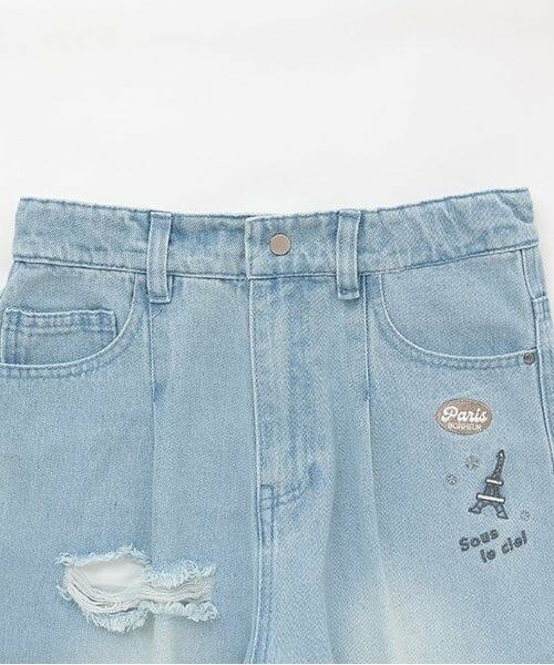 pom ponette junior / ポンポネット ジュニア その他パンツ | カットオフデニムパンツ | 詳細2
