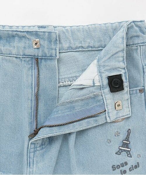 pom ponette junior / ポンポネット ジュニア その他パンツ | カットオフデニムパンツ | 詳細3