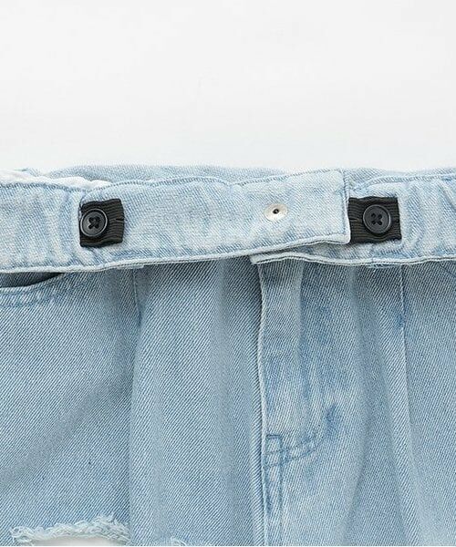 pom ponette junior / ポンポネット ジュニア その他パンツ | カットオフデニムパンツ | 詳細4