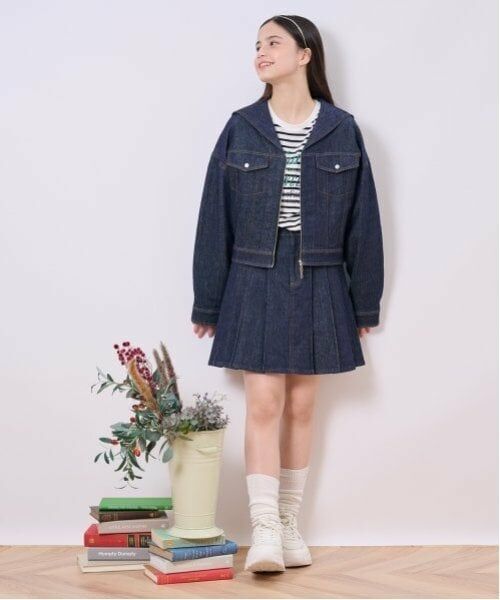 pom ponette junior / ポンポネット ジュニア ミニ・ひざ丈スカート | ラメデニムスカート | 詳細13