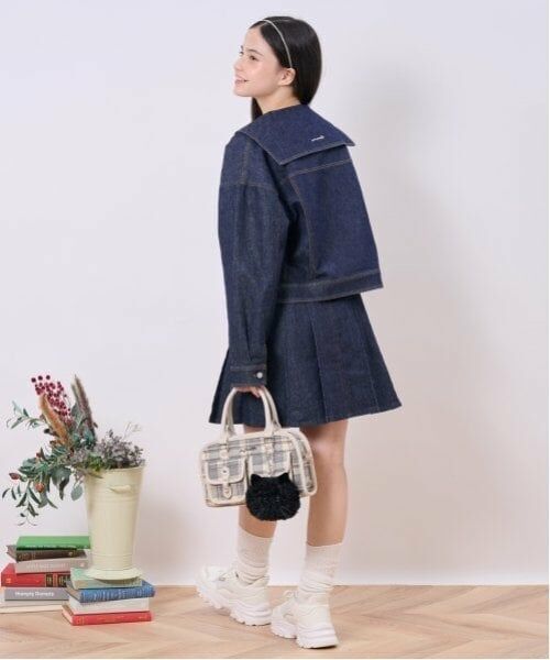 pom ponette junior / ポンポネット ジュニア ミニ・ひざ丈スカート | ラメデニムスカート | 詳細14