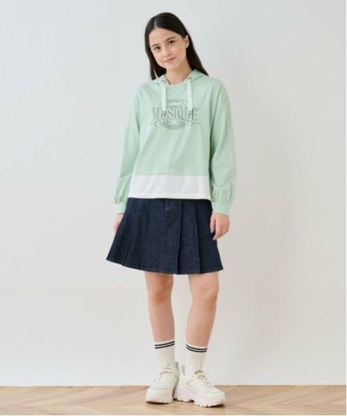 pom ponette junior / ポンポネット ジュニア ミニ・ひざ丈スカート | ラメデニムスカート | 詳細16