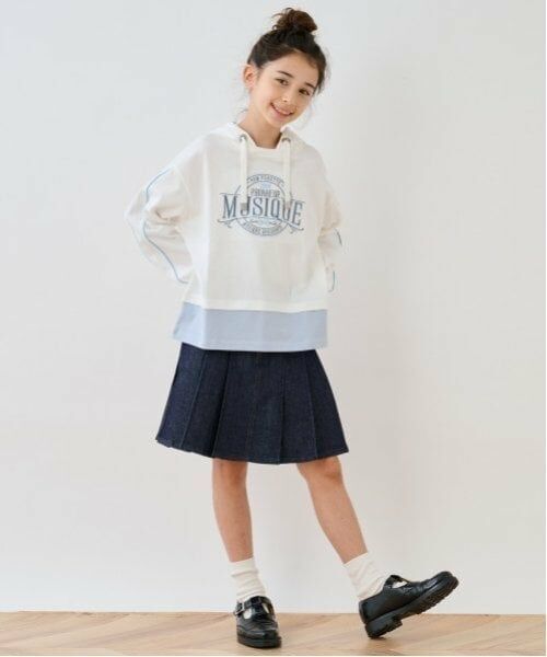 pom ponette junior / ポンポネット ジュニア ミニ・ひざ丈スカート | ラメデニムスカート | 詳細17