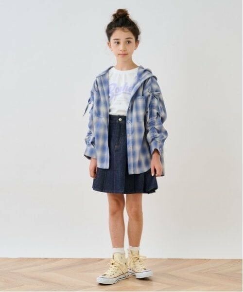 pom ponette junior / ポンポネット ジュニア ミニ・ひざ丈スカート | ラメデニムスカート | 詳細19