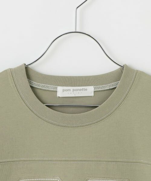pom ponette junior / ポンポネット ジュニア Tシャツ | 【接触冷感】7分袖ナンバリングTシャツ | 詳細2