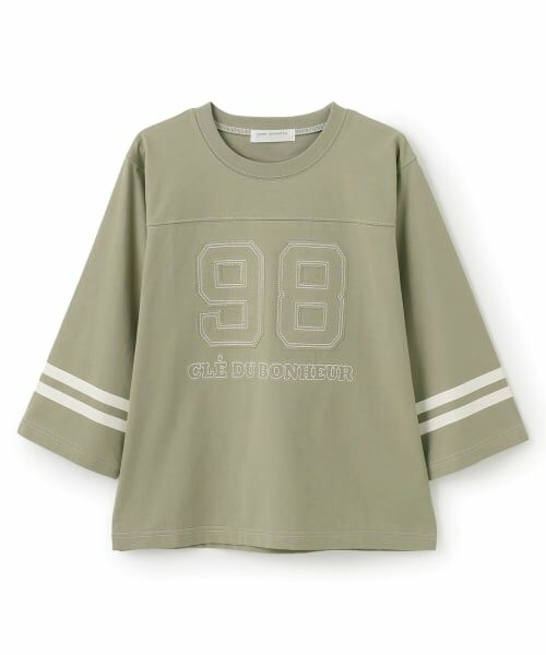 pom ponette junior / ポンポネット ジュニア Tシャツ | 【接触冷感】7分袖ナンバリングTシャツ | 詳細9