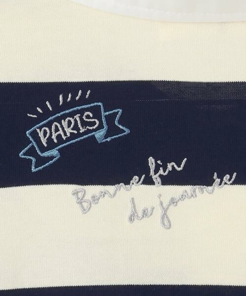 pom ponette junior / ポンポネット ジュニア Tシャツ | らくがき刺しゅうラガーシャツ | 詳細12