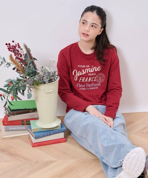 pom ponette junior / ポンポネット ジュニア Tシャツ | 【GOOD PRICE】エッフェルエンブレムロンT | 詳細13