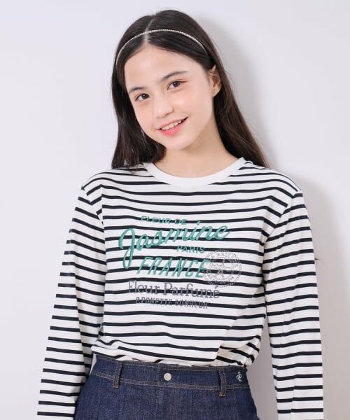 pom ponette junior / ポンポネット ジュニア Tシャツ | 【GOOD PRICE】エッフェルエンブレムロンT | 詳細16