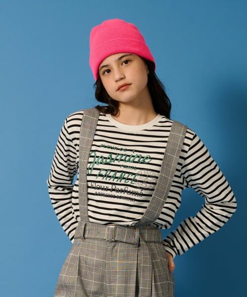 pom ponette junior / ポンポネット ジュニア Tシャツ | 【GOOD PRICE】エッフェルエンブレムロンT（マルチ）