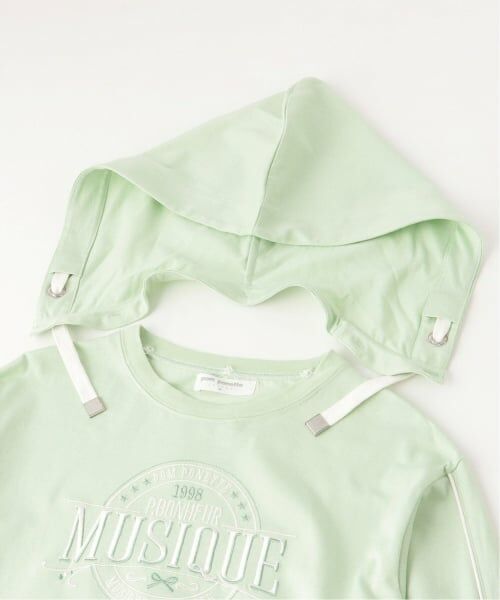 pom ponette junior / ポンポネット ジュニア パーカー | レイヤード風パーカ | 詳細7