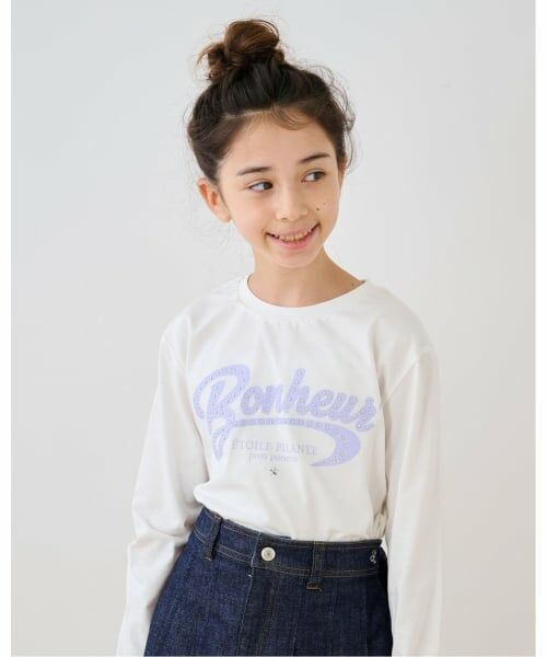 pom ponette junior / ポンポネット ジュニア シャツ・ブラウス | 袖ギャザーフードシャツ×Tシャツセット | 詳細17