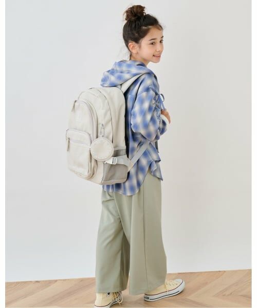 pom ponette junior / ポンポネット ジュニア シャツ・ブラウス | 袖ギャザーフードシャツ×Tシャツセット | 詳細21