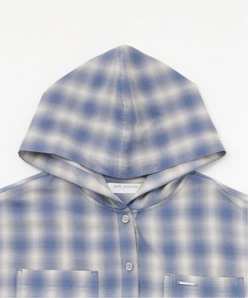 pom ponette junior / ポンポネット ジュニア シャツ・ブラウス | 袖ギャザーフードシャツ×Tシャツセット | 詳細6