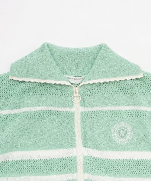 pom ponette junior / ポンポネット ジュニア カーディガン・ボレロ | メッシュニットZIPカーディガン | 詳細2
