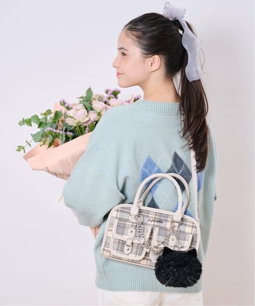 pom ponette junior / ポンポネット ジュニア カーディガン・ボレロ | アーガイルニットカーデ | 詳細17