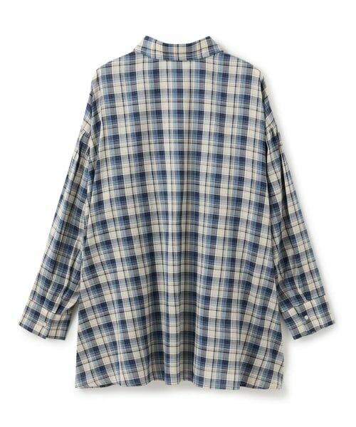 pom ponette junior / ポンポネット ジュニア シャツ・ブラウス | フロントペプラムチェックシャツ | 詳細1