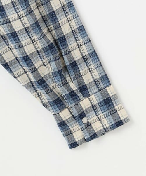 pom ponette junior / ポンポネット ジュニア シャツ・ブラウス | フロントペプラムチェックシャツ | 詳細4