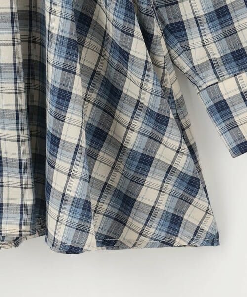 pom ponette junior / ポンポネット ジュニア シャツ・ブラウス | フロントペプラムチェックシャツ | 詳細5
