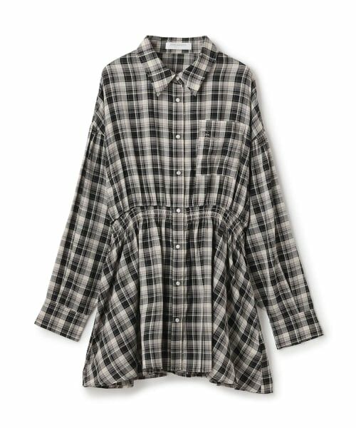 pom ponette junior / ポンポネット ジュニア シャツ・ブラウス | フロントペプラムチェックシャツ | 詳細9