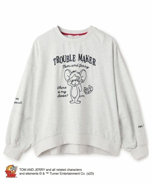 pom ponette junior / ポンポネット ジュニア スウェット | 【TOM AND JERRY】アソート変形プルオーバー | 詳細1