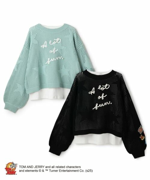pom ponette junior / ポンポネット ジュニア スウェット | 【TOM AND JERRY】星型ワッペンPO×インナーセット | 詳細12