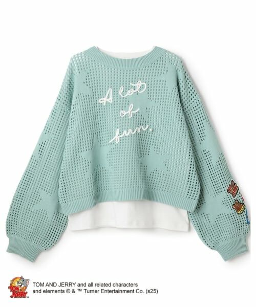 pom ponette junior / ポンポネット ジュニア スウェット | 【TOM AND JERRY】星型ワッペンPO×インナーセット | 詳細14
