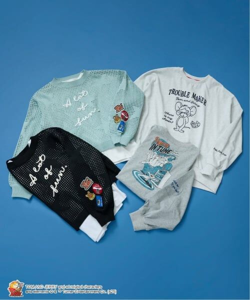 pom ponette junior / ポンポネット ジュニア スウェット | 【TOM AND JERRY】星型ワッペンPO×インナーセット | 詳細23