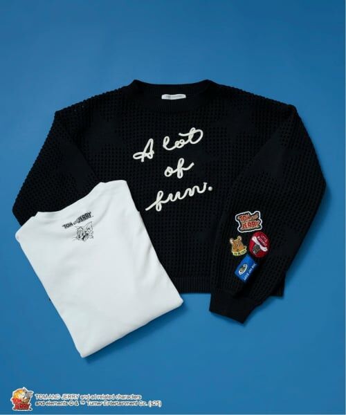 pom ponette junior / ポンポネット ジュニア スウェット | 【TOM AND JERRY】星型ワッペンPO×インナーセット | 詳細24