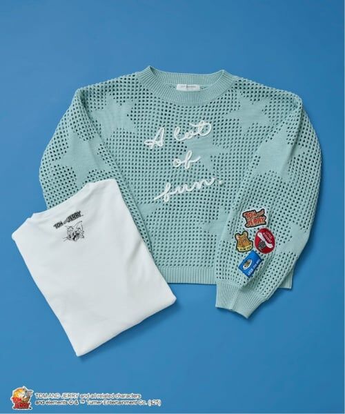 pom ponette junior / ポンポネット ジュニア スウェット | 【TOM AND JERRY】星型ワッペンPO×インナーセット | 詳細26