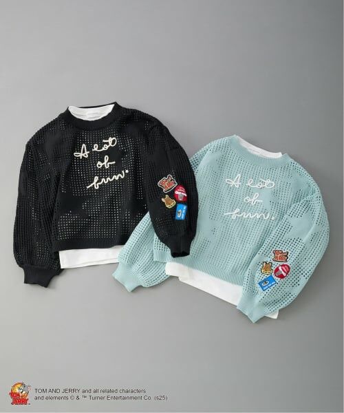 pom ponette junior / ポンポネット ジュニア スウェット | 【TOM AND JERRY】星型ワッペンPO×インナーセット | 詳細27