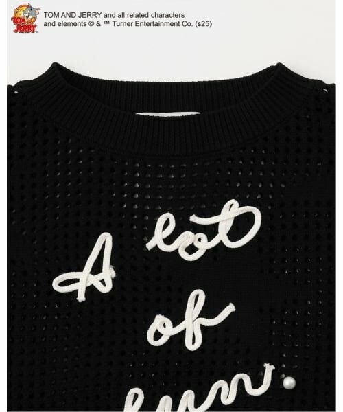 pom ponette junior / ポンポネット ジュニア スウェット | 【TOM AND JERRY】星型ワッペンPO×インナーセット | 詳細3